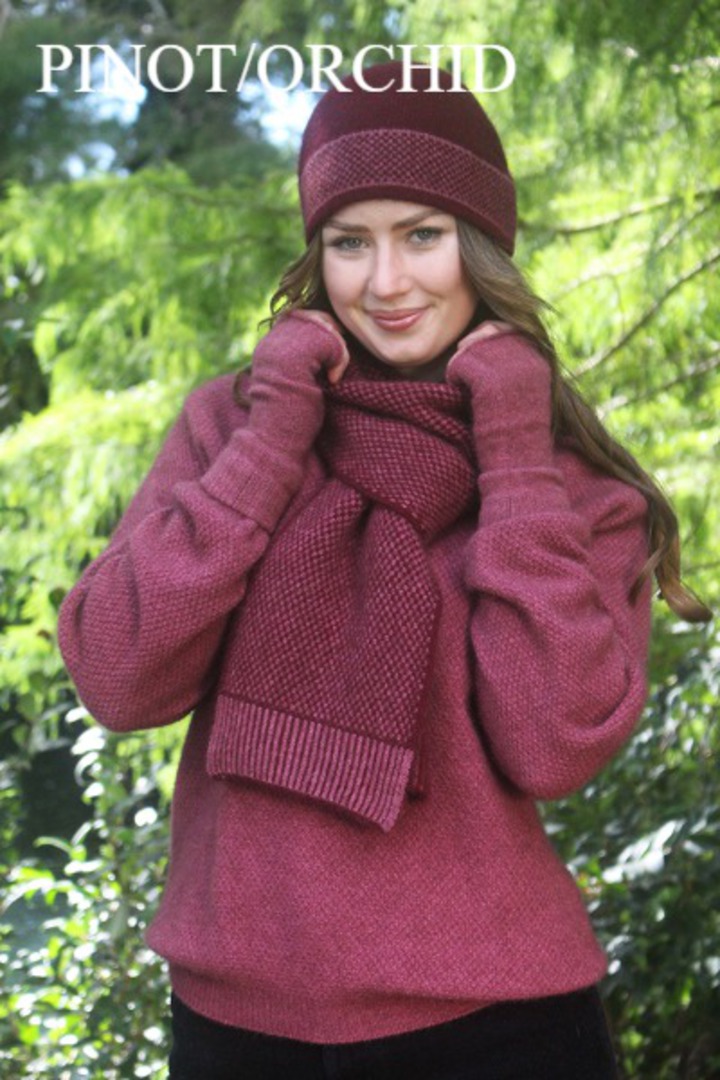 9870 Merino Possum Morse Scarf image 0